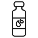 Water bottel Black Outline icon
