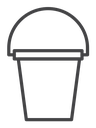 Water bucket icon