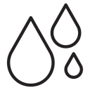Water drops icon