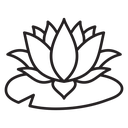 Water lily icon