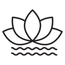 Water lily icon