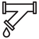Water pipes icon