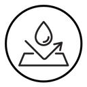 Water repellent surface icon