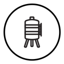 Water tank icon