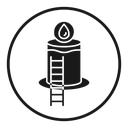 Water tank icon