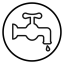 Water tap icon