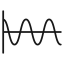 Wave sine 4 icon