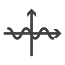 Wave sine icon