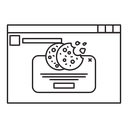 Web cookies icon