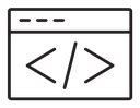 Web development icon