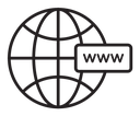 Website globe icon