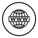 Website globe icon
