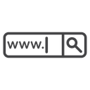 Website Search Bar icon