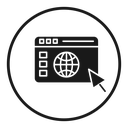 Website UI design icon