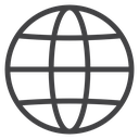Website Black Outline icon