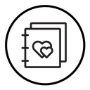 Wedding album icon