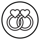 Wedding ring icon