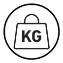 Weight kilogram icon