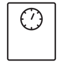 Weight scale icon
