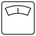 Weight scale icon