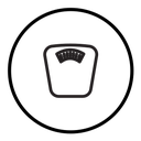 Weight scale icon
