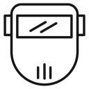 Welding shield cover icon