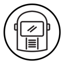Welding shield cover icon