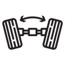 Wheel alignment icon