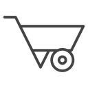 Wheelbarrow cart 3 icon
