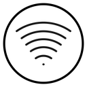 Wifi Black Outline icon