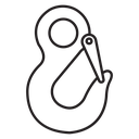 Winch hook icon