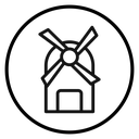 Wind mill icon
