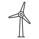 Wind turbine icon
