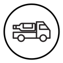 Wine delivery icon