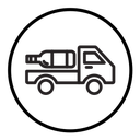 Wine delivery icon