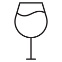 Wine glass icon