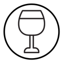 Wine glass icon