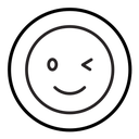 Winking eye icon