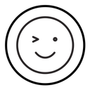 Winking eye icon