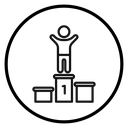 Winner podium icon