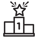 Winner podium icon