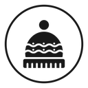 Winter hat 2 icon