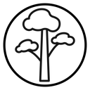 Winter tree icon