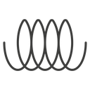 Wire coil icon