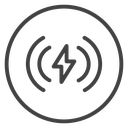 Wireless charging 3 icon