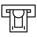 Withdraw Money in ATM icon