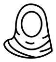 Women hijab icon
