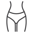 Women waist icon