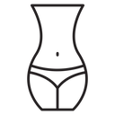 Women waist icon