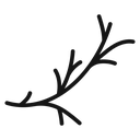 Wood branch icon